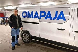 Heikki Tervahauta on Omapajan kevytyrittäjä